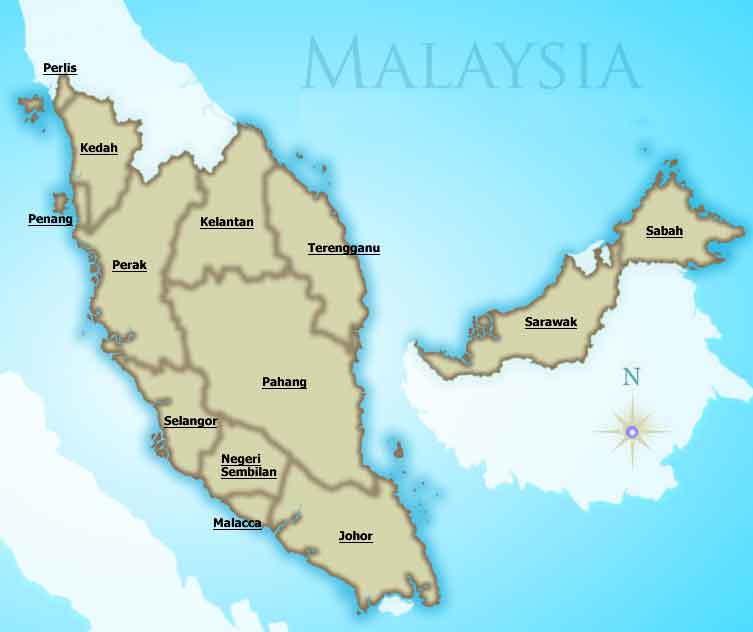malaysia map guise